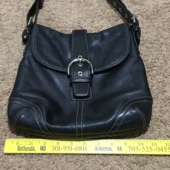 COACH Vintage 9480 Soho Black Leather Shoulder Bag  - see description - Picture 3 of 11